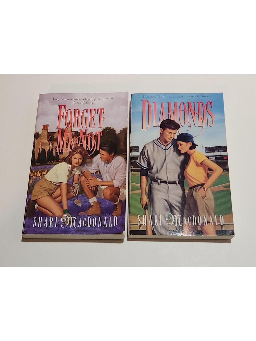 Diamonds & Forget Me Not Book Lot Palisades Pure Romance Series Shari MacDonald